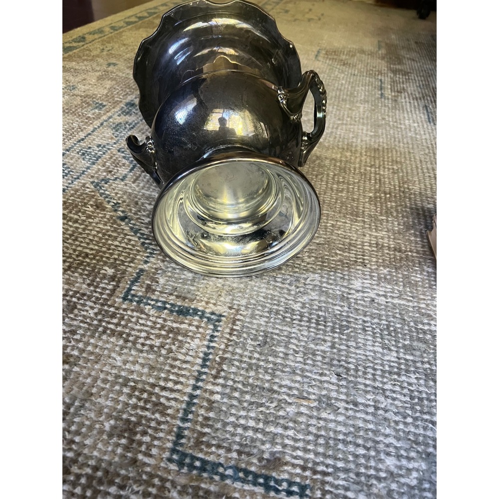 Vintage Silver Plate Champagne Ice Bucket Wine Cooler Victorian Style Urn Large - Picture 4 of 6